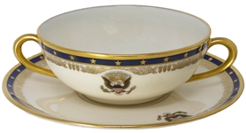 Franklin D. Roosevelt White House Bouillon Cup & Saucer, in Fine Condition